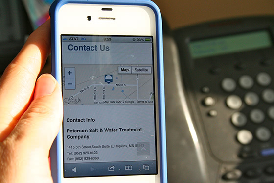 contact us peterson salt and water treatment company