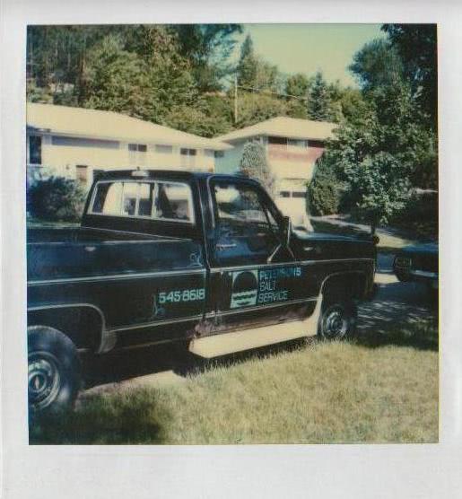 peterson salt and water treatment company - first truck
