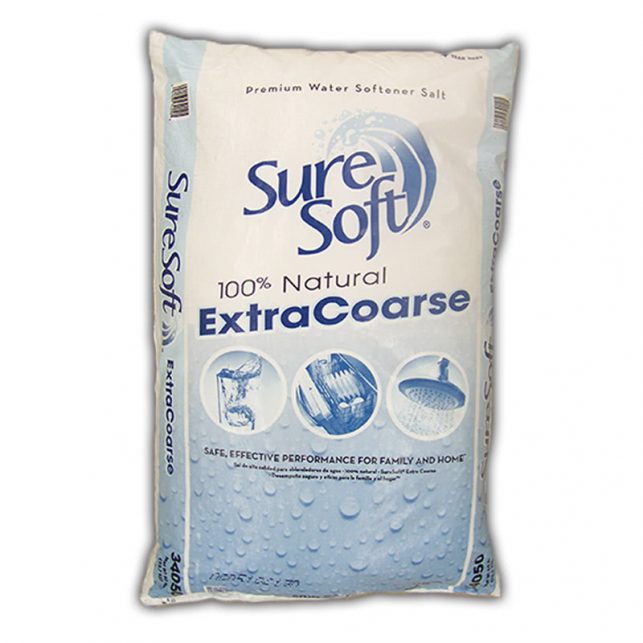 sure soft extra coarse water softener salt