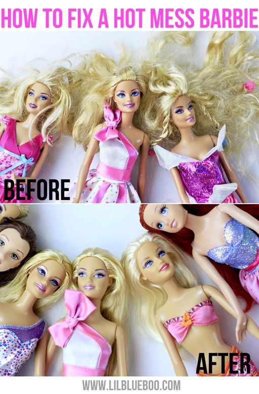 hairs mess before and after soft water
