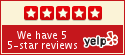 yelp 5 star review icon