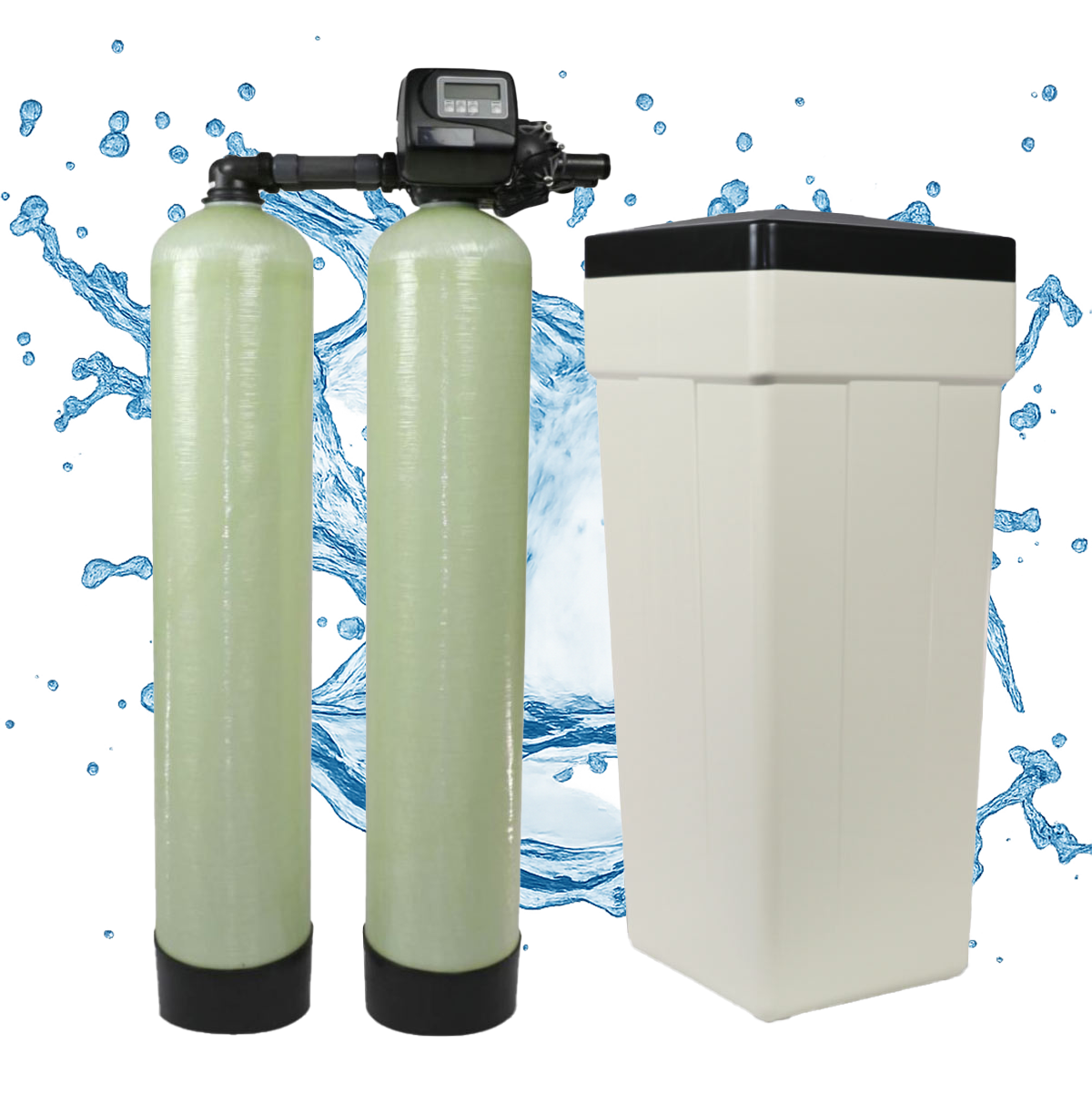 clack ws1 gb twin water softener
